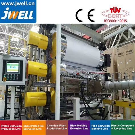 Jwell ABS HIPS Single Multi Layer Sheet Board Plate Extrusion Line