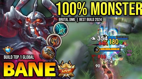 BANE BEST BUILD 2024 BUILD TOP GLOBAL BANE GAMEPLAY MOBILE LEGENDS