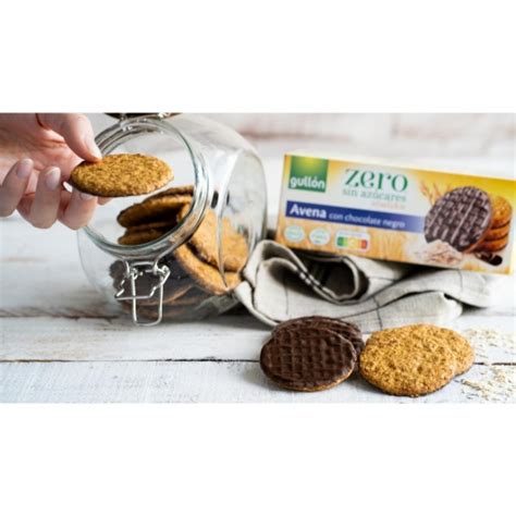 Galletas de avena con chocolate negro Zero Gullón sin azúcar añadido