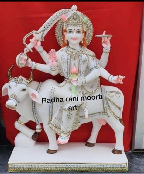 Gold Painted Durga Marble Umiya Maata Statue For Worship At Rs 65000