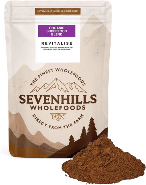 Sevenhills Wholefoods Revitalize Bio Superfood Mischung Blaubeer