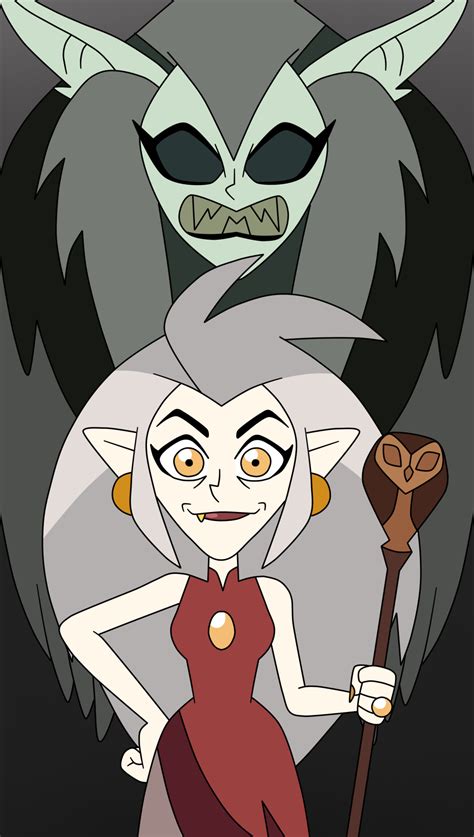 Eda Was Cursed To Transform Into A Scary Owl Demon By Deaf Machbot On Deviantart