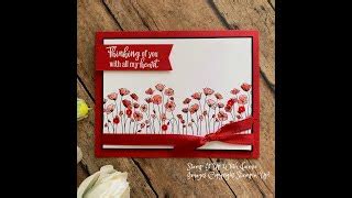 Stampin Up New Painted Poppies Card Mini Catalog