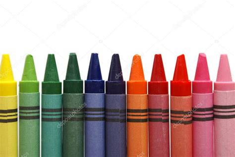 Row Of Crayons — Stock Photo © Alphababy 8697780