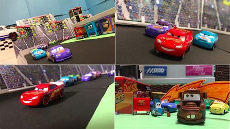 Stop Motion Movie Cars Beginning Race Reenactment Disney Pixar