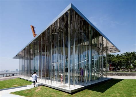 Shls Cloud Pavilion Is A Glass Walled Events Space In Shanghai