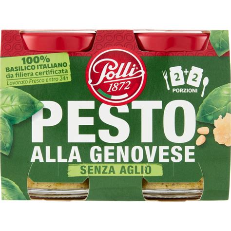 Pesto Alla Genovese Senza Aglio POLLI 2 X 90 G Coop Shop