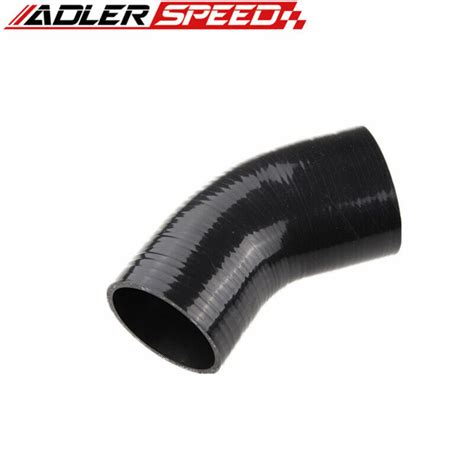 4 Ply 3 5 Inch 45 Degree Elbow Silicone Reducer Coupler Turbo Intake