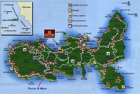 Elba Tourist Map - Elba Italy • mappery