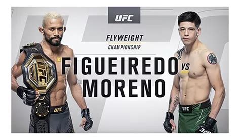 Poster De La Ufc Moreno Vs Figueiredo 1