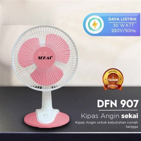 Jual Kipas Angin Meja Sekai Dfn Shopee Indonesia