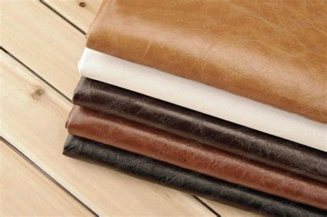 Half Yard Pull-up Leatherpu Leather for Upholstery - Etsy