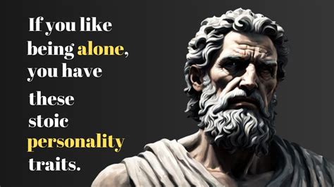 The Art Of Being Alone 8 Stoic Personality Traits Revealed Youtube