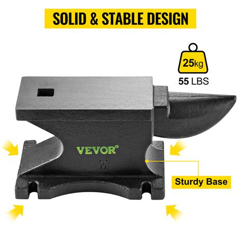 Vevor Iron Anvil Blacksmith Single Beck Cast Iron Lb Kg W Mm