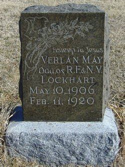 Verlan May Lockhart M Morial Find A Grave