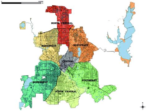 Dallas Police Department Patrol Division Boundaries 2009 Download Scientific Diagram