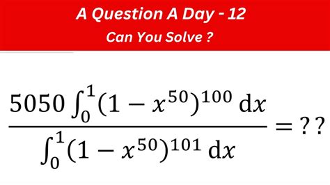 A Question A Day 12 Integration Jee Main Jee Advanced NDA MT