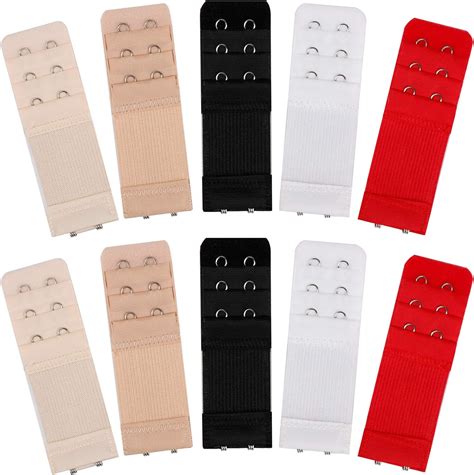 Amazon.com: Tugaizi Bra Extenders - 10 Pieces, 2 Hooks, 3 Rows, Elastic ...