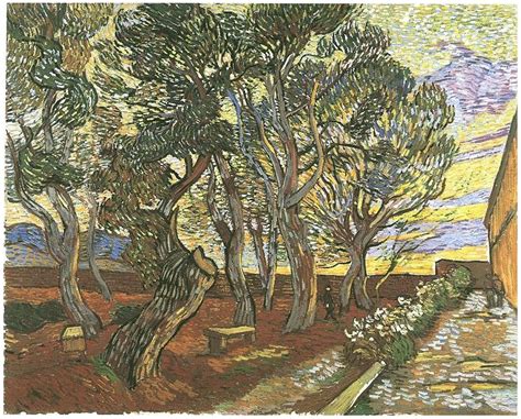 Garden Of Saint Paul Hospital The By Vincent Van Gogh 156