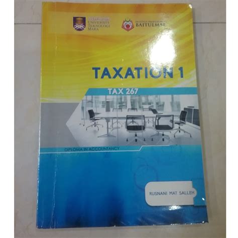 TAX 267 TAXATION 1 Hobbies Toys Books Magazines Textbooks On