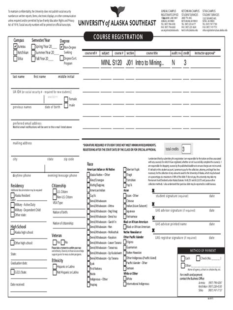 Fillable Online Uas Alaska Introduction To Mining Occupations And