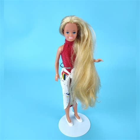 Mattel Toys Mattel Tropical Skipper Doll Long Blonde Hair Redressed Swimsuit Wrap
