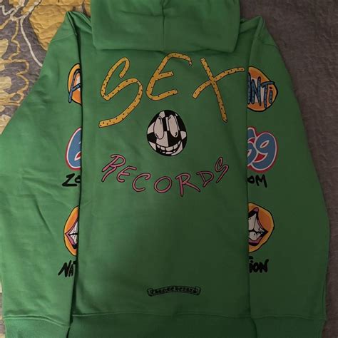 Chrome Hearts Matty Boy Sex Records Lime Green Depop
