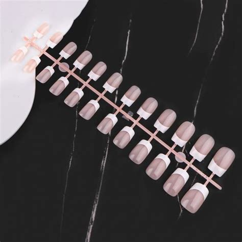 Df Mp Faux Ongles Fran Ais D Tachables Longs Carr S Naturels