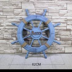 Captain Ships Wheel Cement Lawn Ornaments Garden Ornaments Nautical