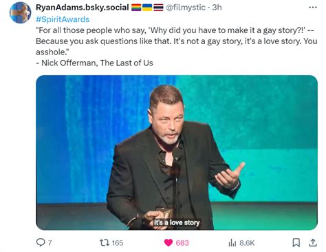 Nick Offerman The Last Of Us On Why Did You Have To Make It A Gay Story R Gamingcirclejerk