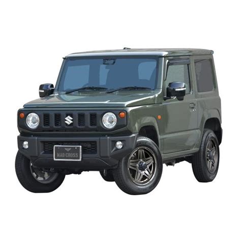 HOT STUFF ジムニーシエラ等 インチ 穴 J マッドクロス JB ガンメタ アッシュグレー ホイール単品 本セット タイヤホイール専門店 ミクスト