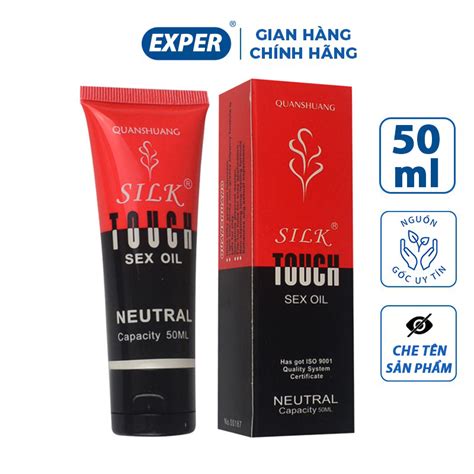 Gel bôi trơn Silk Touch Sex Oil 50 ml gel bôi trơn tăng khoái cảm kéo