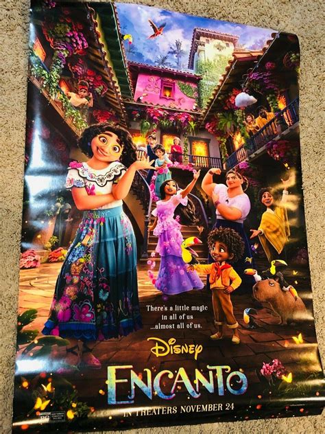 theatrical poster DISNEY ENCANTO 2021 AUTHENTIC 40 x 27 | #3897838895