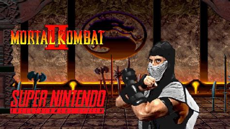 Mortal Kombat Ii Super Nes Smoke Playthrough Hd Retrogameup