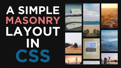 Css Tutorial Css Masonry Layout Examples