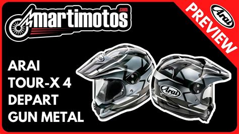 Preview Arai Tour X Depart Gun Metal Youtube