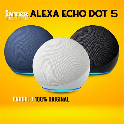 Assistente Virtual Alexa Echo Dot Gera O Alto Falante Original