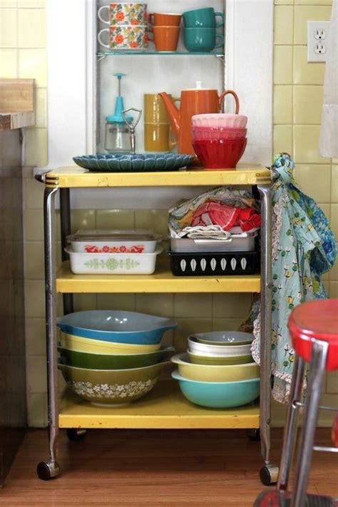 Pin By Beth Meredith On Retro Retro Kitchen Vintage Cart Vintage