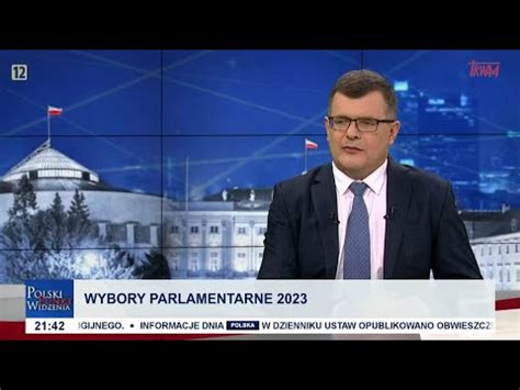 Polski punkt widzenia wicemin Piotr Uściński 18 10 2023 YouTube