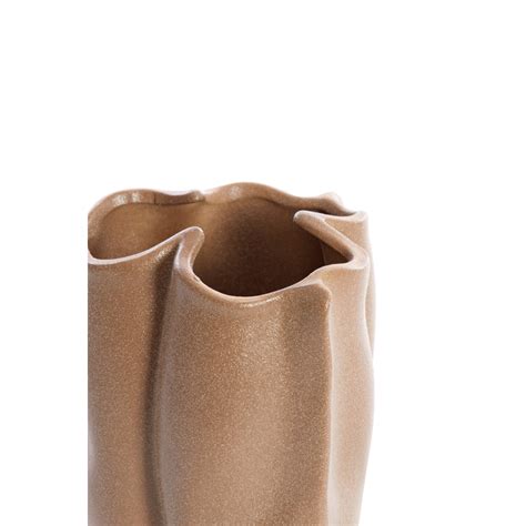 Vase Deco X X Cm Sanguli Ceramics Grey Brown Light