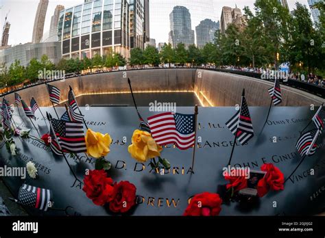 The 9/11 Memorial in New York on Saturday, September 11, 2021 on the ...