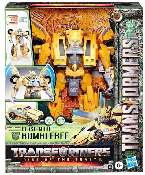 Transformers Rise of the Beasts Beast Mode Bumblebee Deluxe Action ...