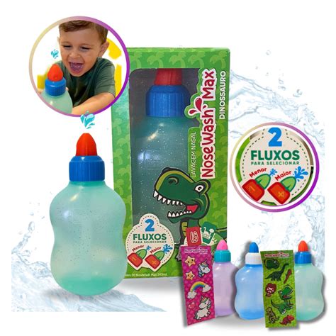 Garrafinha Lavagem Nasal Infantil Adulto Nosewash Max Ml Higiene