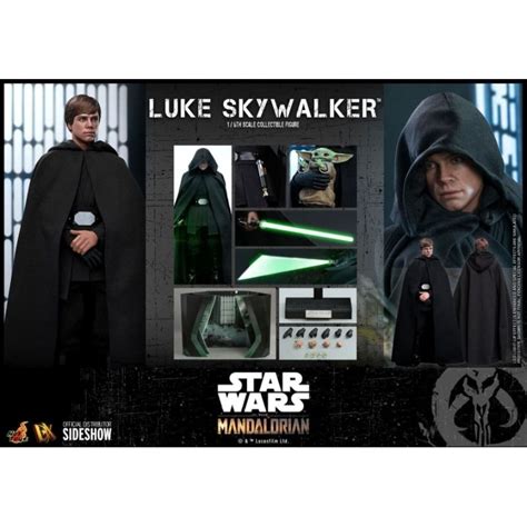 Hot Toys DX Star Wars The Mandalorian Th Scale Luke Skywalker TM Deluxe Version