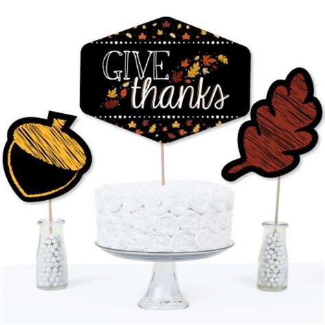 Big Dot Of Happiness Give Thanks Thanksgiving Party Centerpiece