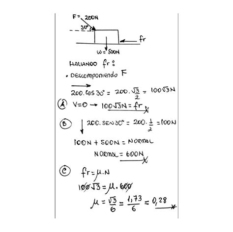 Se Aplica Una Fuerza De N Formando Un Ngulo De Con La