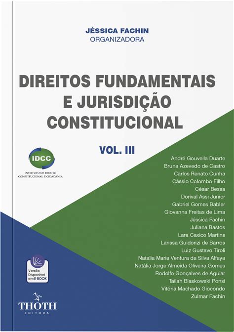 Editora Thoth Direitos Fundamentais e Jurisdição Constitucional