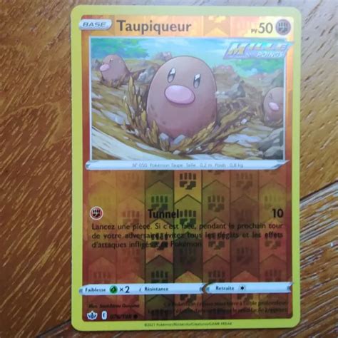 Carte Pokemon Taupiqueur Reverse R Gne De Glace Fr Eur