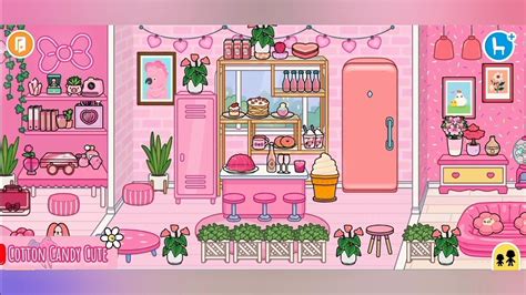 Cute Rainbow Neon Apartment Makeover Toca Boca House Design Idea