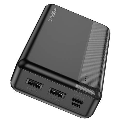 Borofone Power Bank Mah Bj A Xusb Black Toptel Akcesoria Gsm